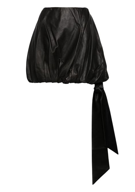 Black Bubble mini skirt - women HELMUT LANG | O01HW310001